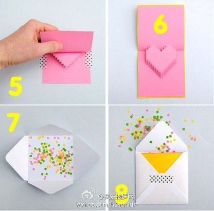 Hướng dẫn làm thiệp Valentine handmade 3d hình trái tim cực đơn giản.