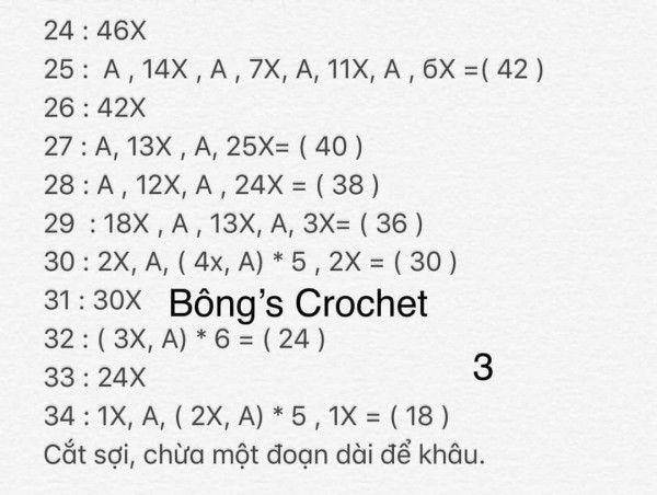 Chart móc phần đuôi.