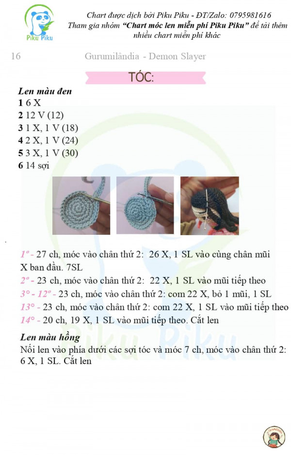 Móc phần tóc.