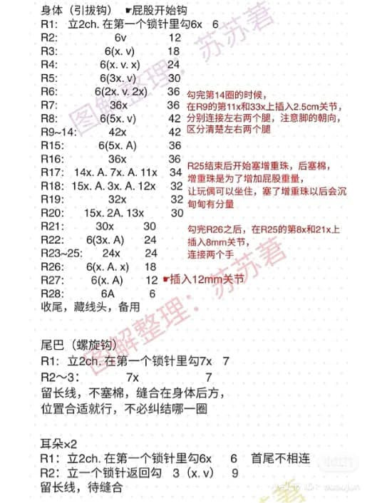 Chart móc khỉ dễ thương