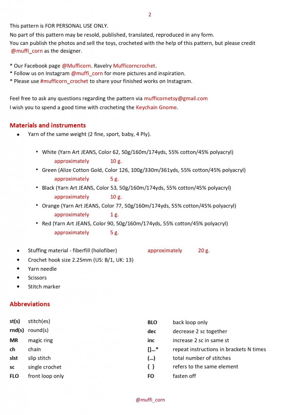 Nguyên liệu và các ký hiệu sử dụng trong chart.