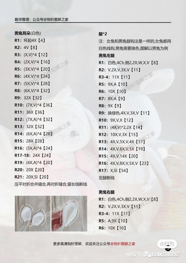 Chart móc thỏ mặc váy hồng.