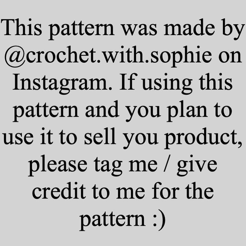 Gray shark crochet pattern