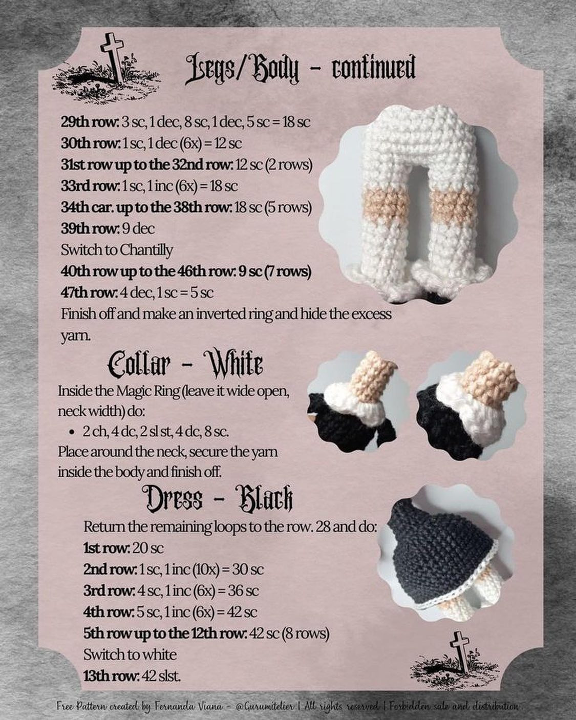 Wednesday crochet pattern
