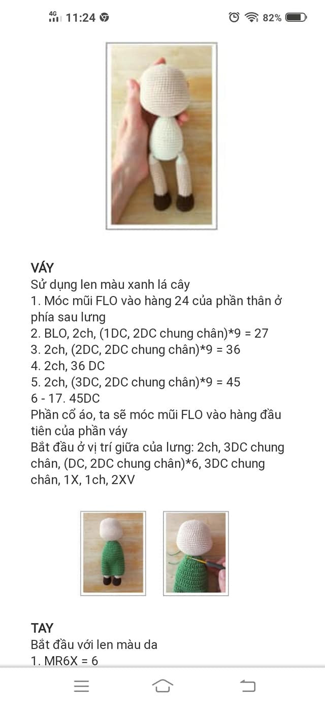 Chart móc cặp ông già dễ thương làm quà cưới.