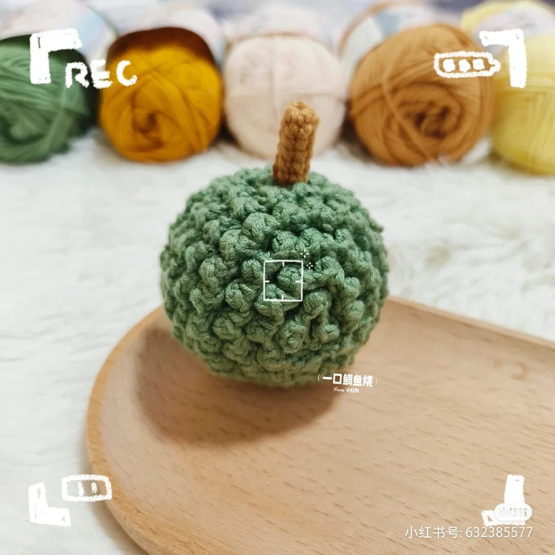 crochet durian dumplings pattern