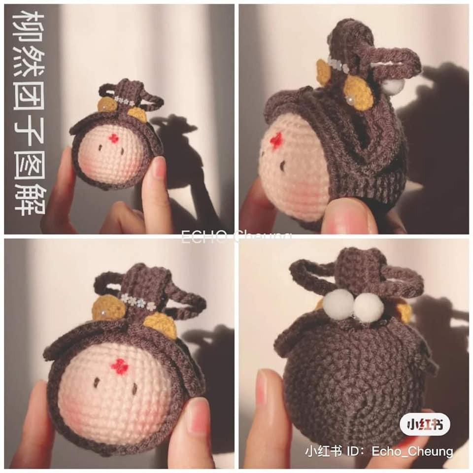 crochet pattern baby brown brown bun.