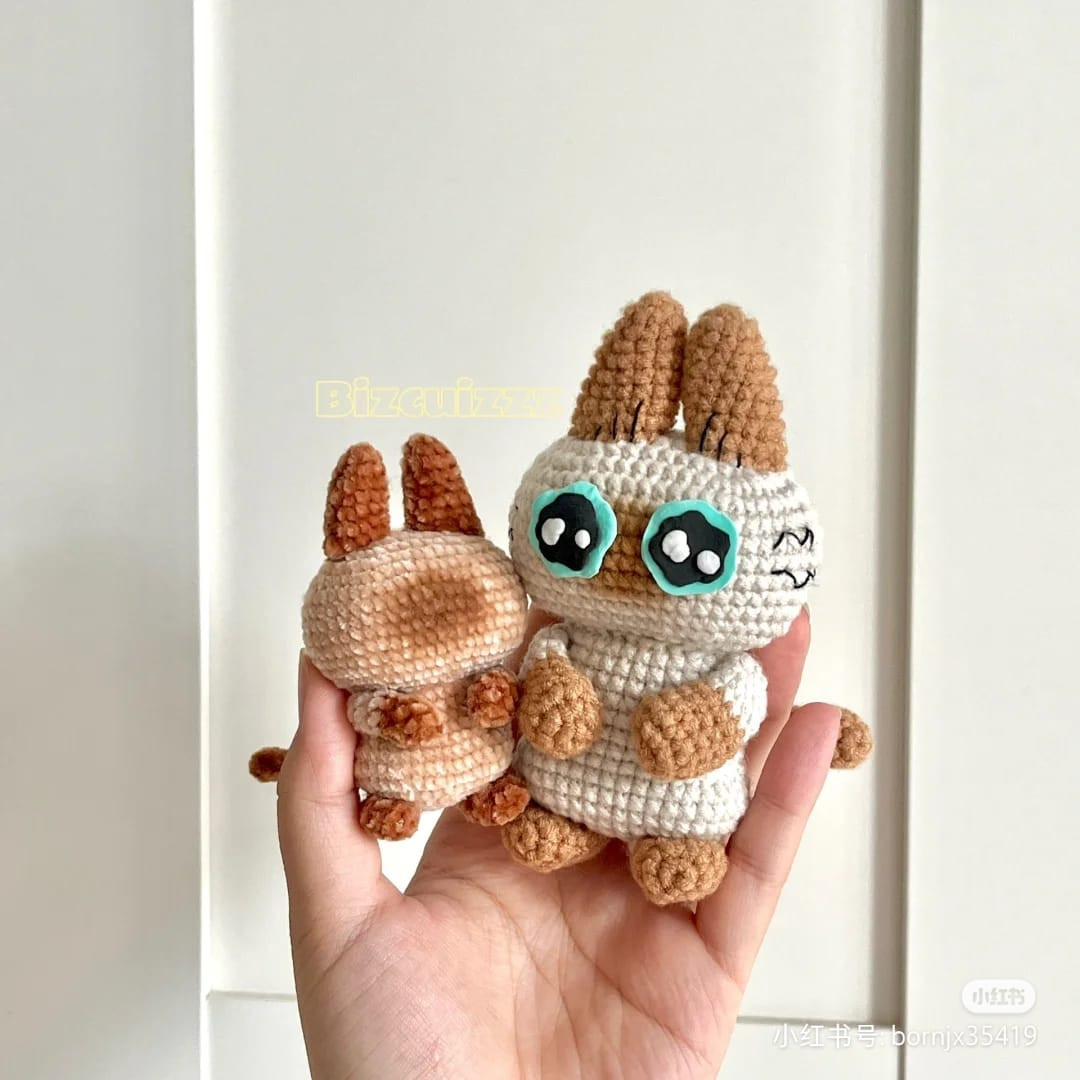 crochet pattern baby brown rabbit.