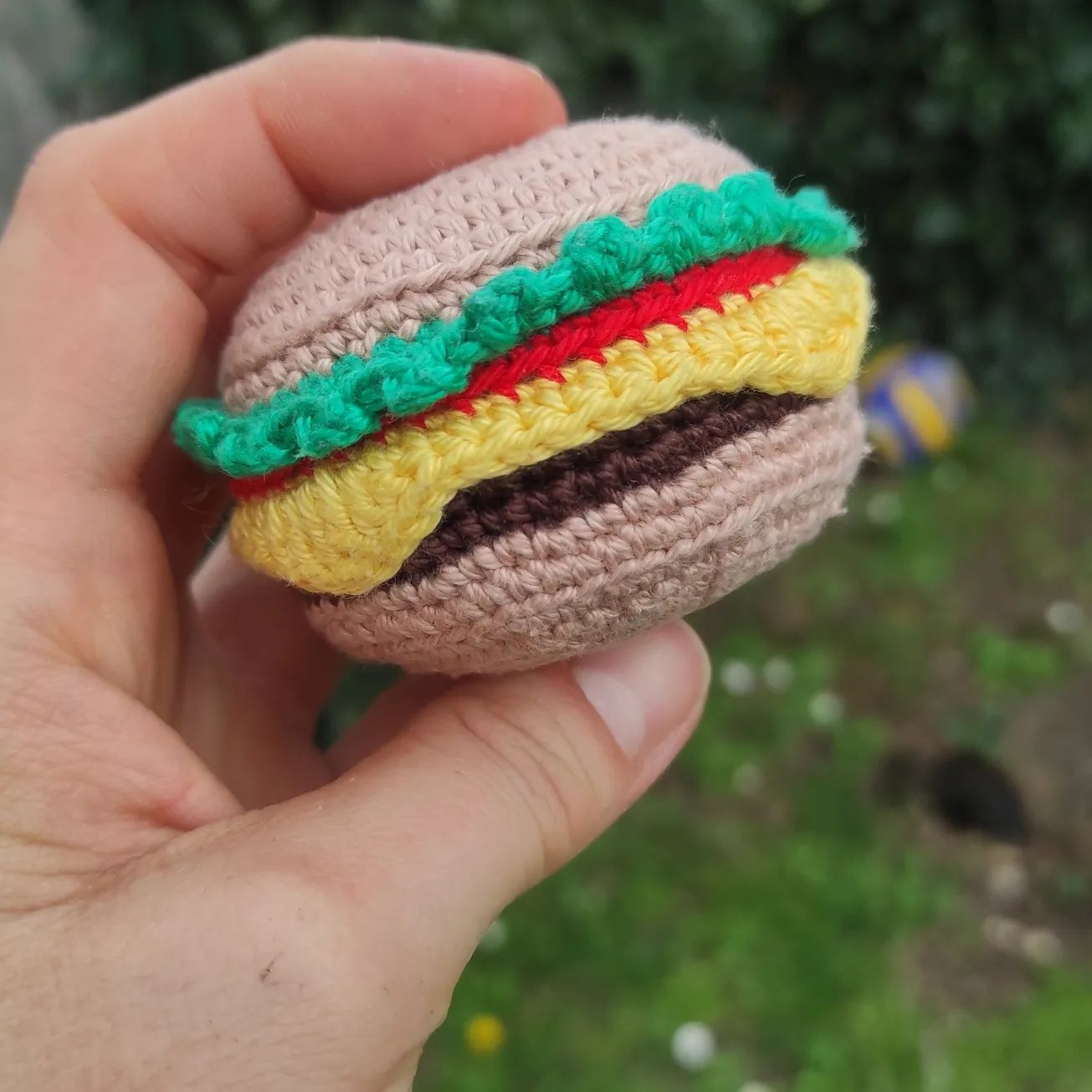 crochet pattern hamburger