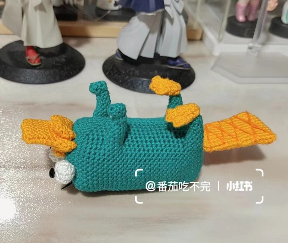 crochet pattern yellow-billed duck.