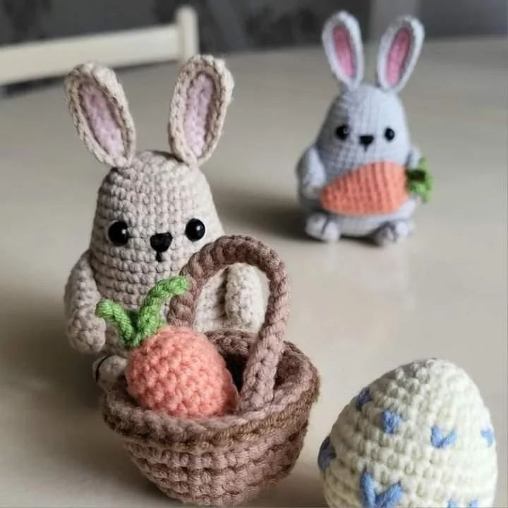 free crochet easter bunny