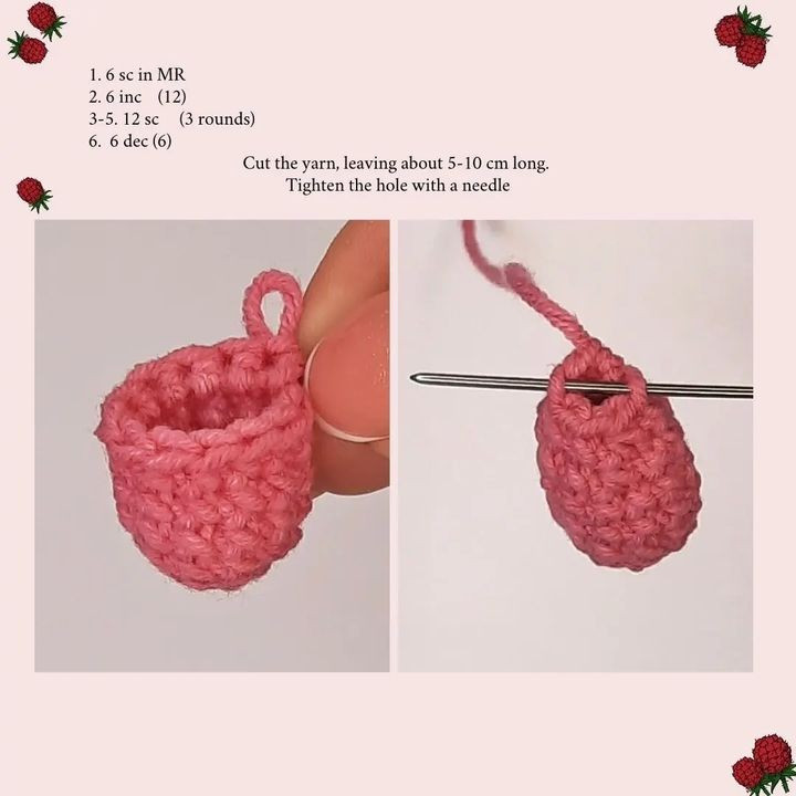 free crochet pattern blackberries