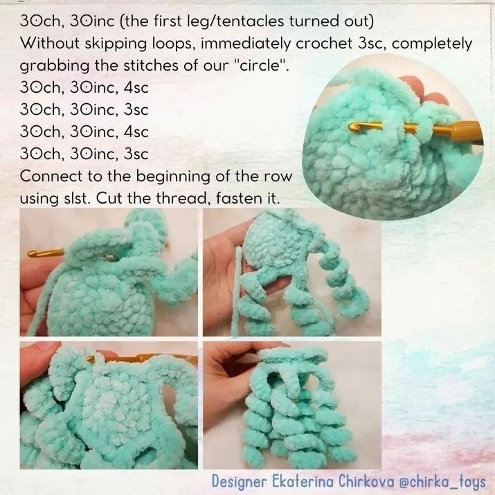 Free crochet pattern blue jellyfish