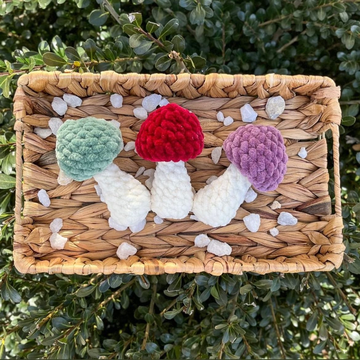 free crochet pattern button mushroom