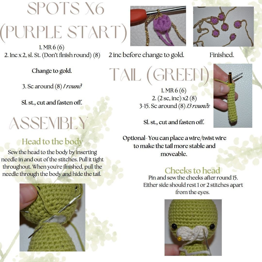 Free Crochet Pattern Cat Erpillar