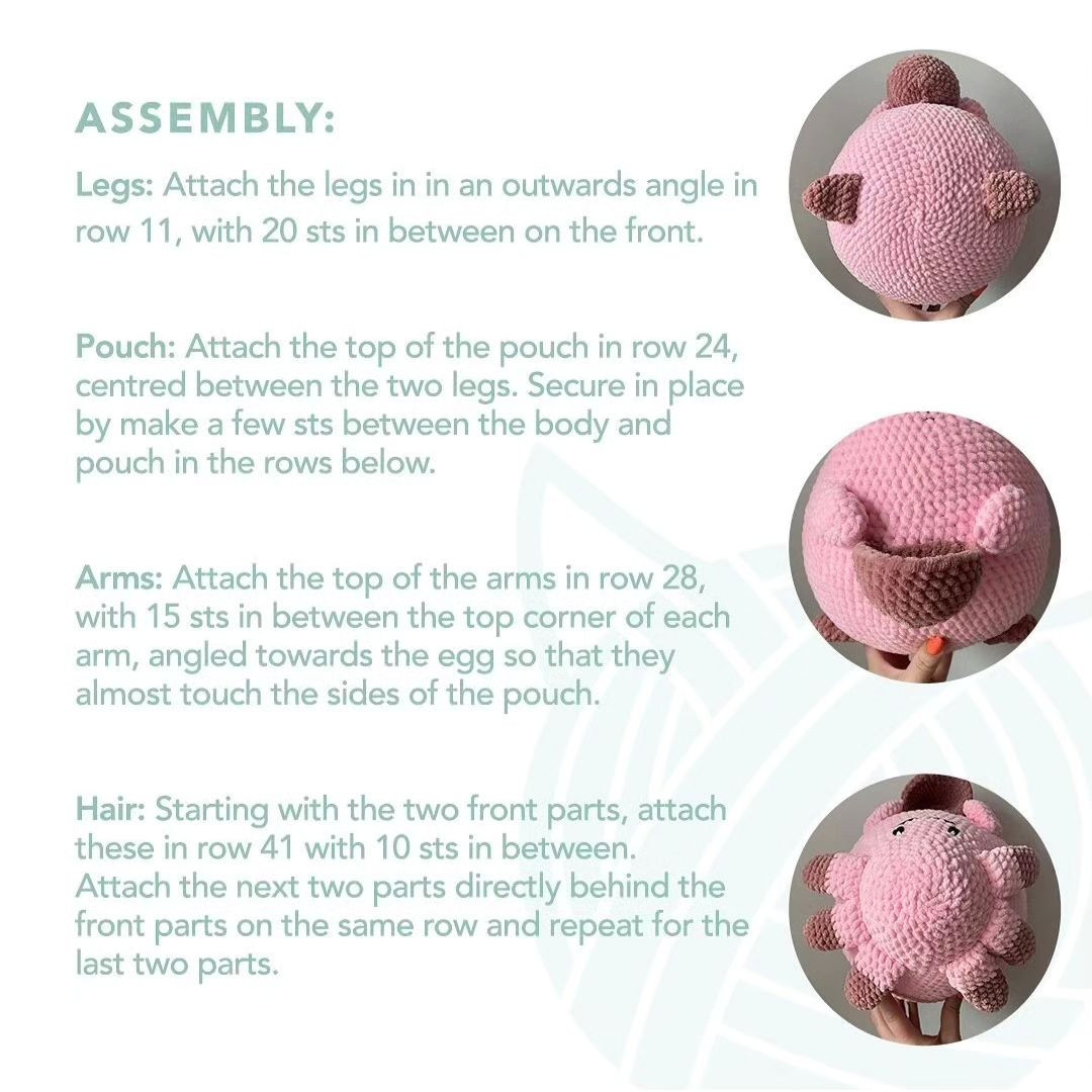 free crochet pattern chansey