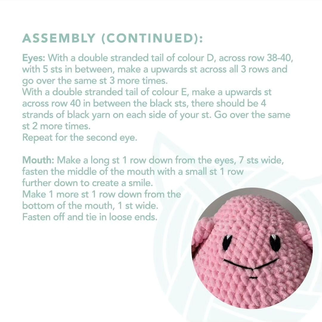 free crochet pattern chansey