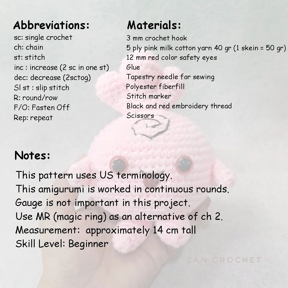 free crochet pattern igglybuff