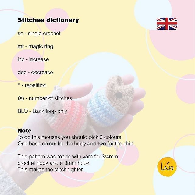 free crochet pattern little mouse