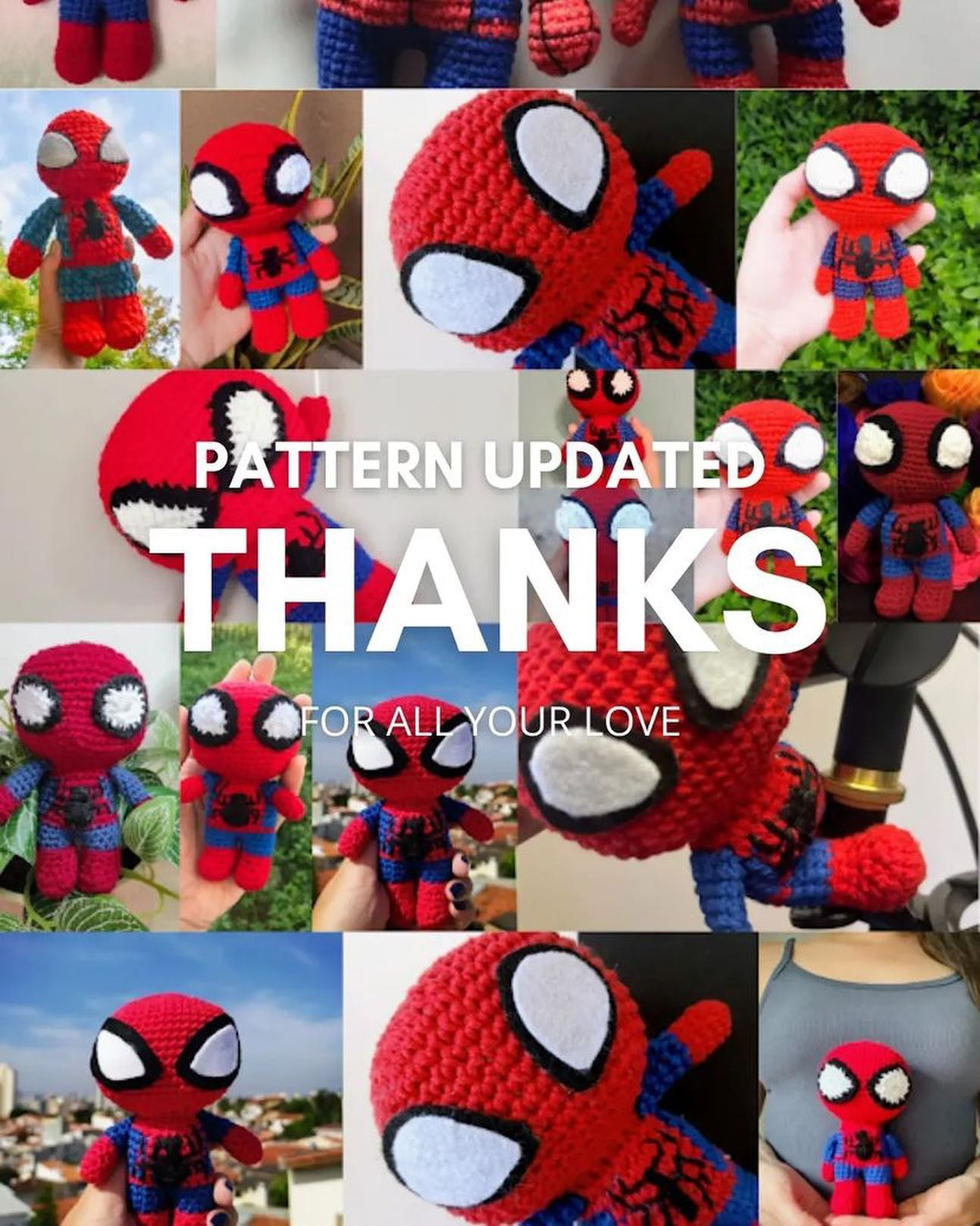 free crochet pattern little spiderman
