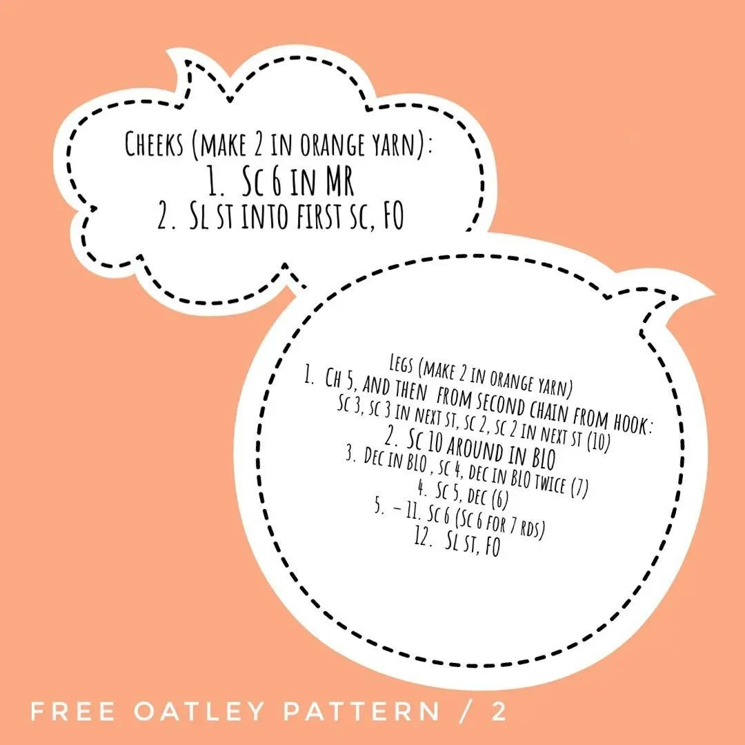 free crochet pattern oatley