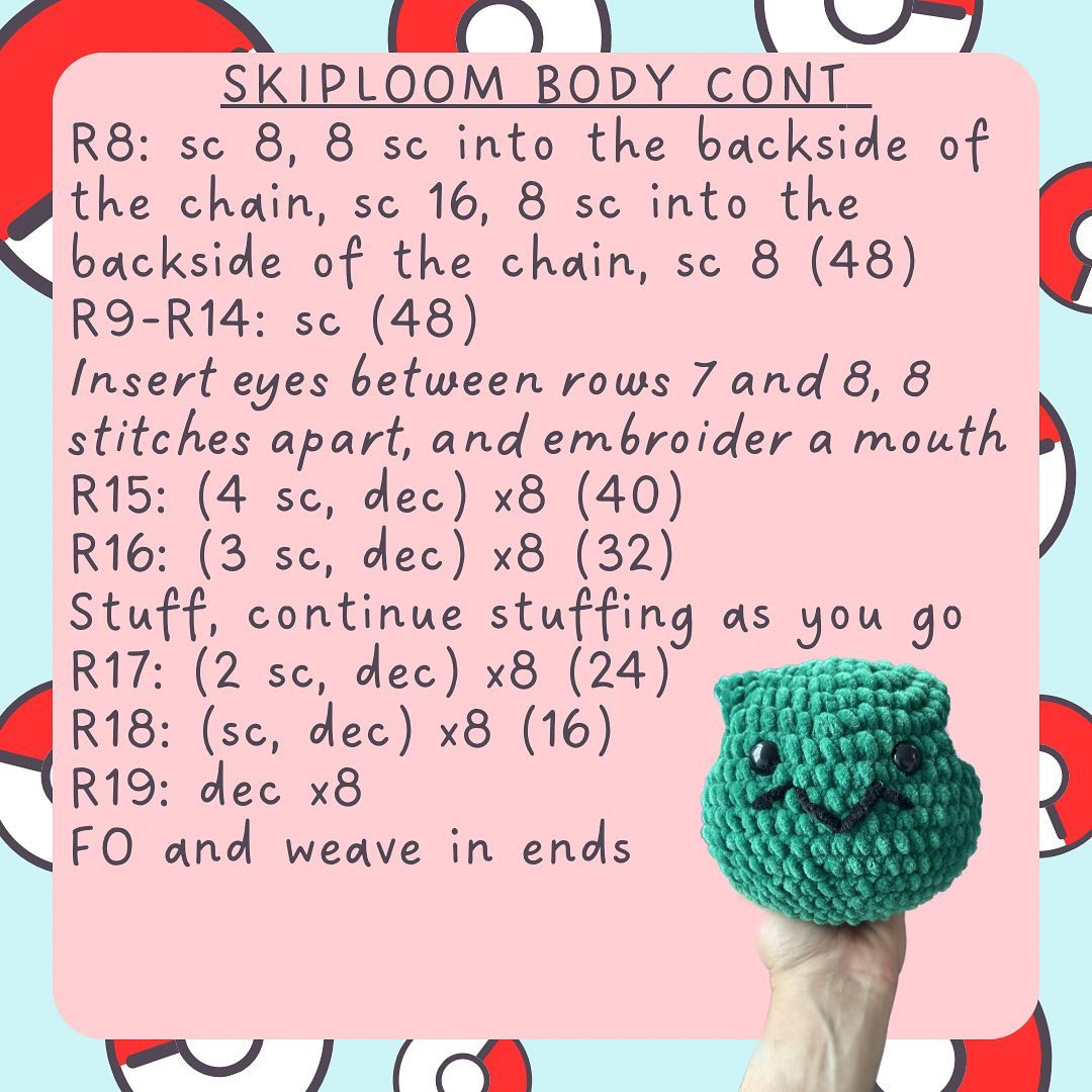 free crochet pattern skiploom