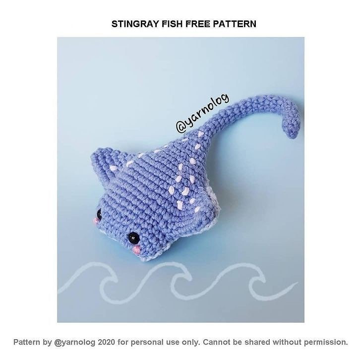 free crochet pattern stingray