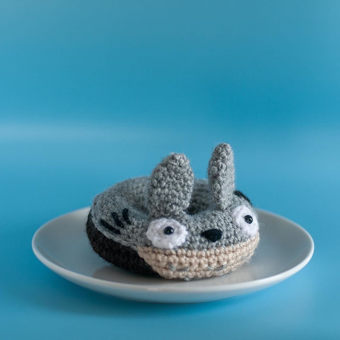free crochet pattern totoro donut
