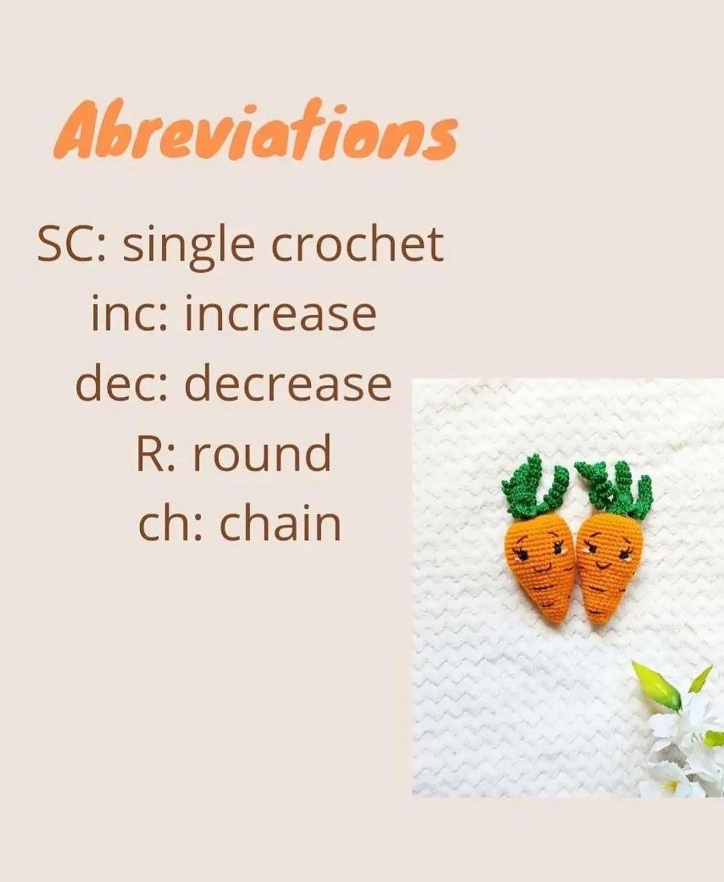 free crochet pattern yellow carrot