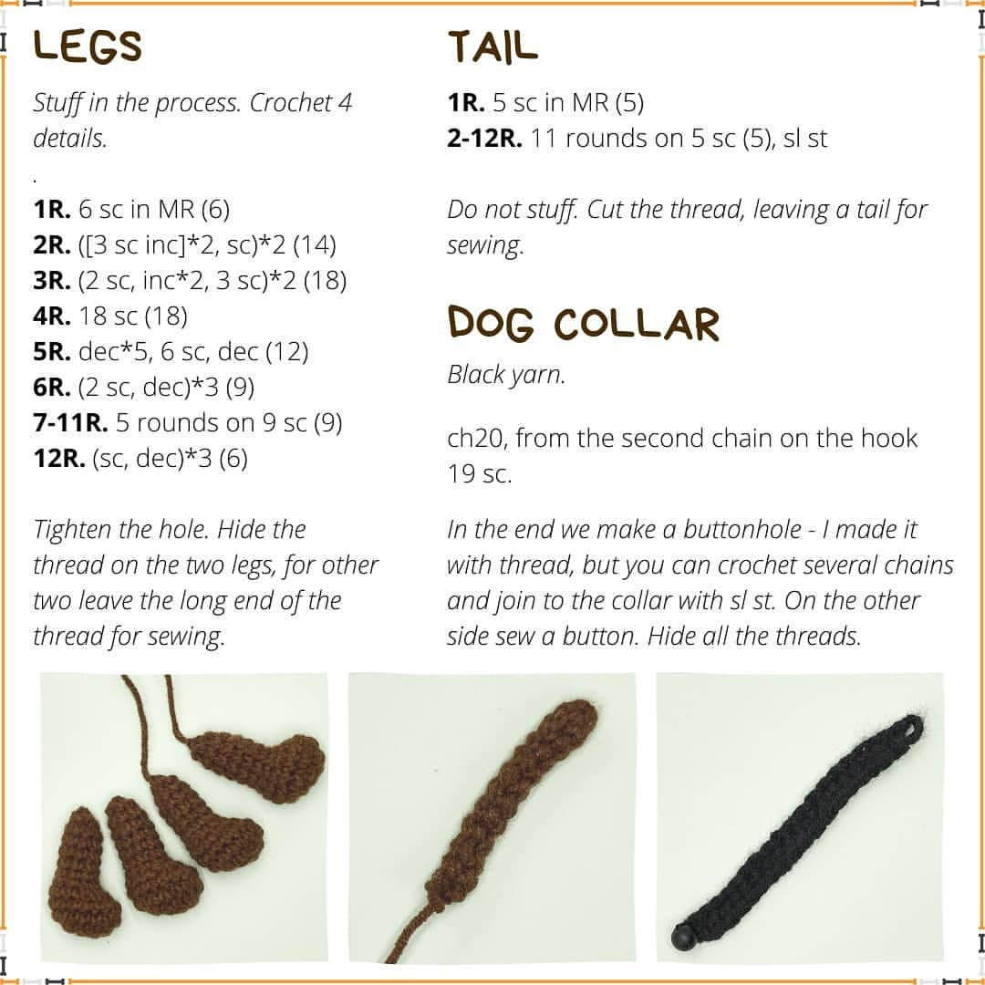 Free pattern black brown dog