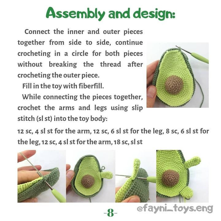 free pattern gray belly avocado
