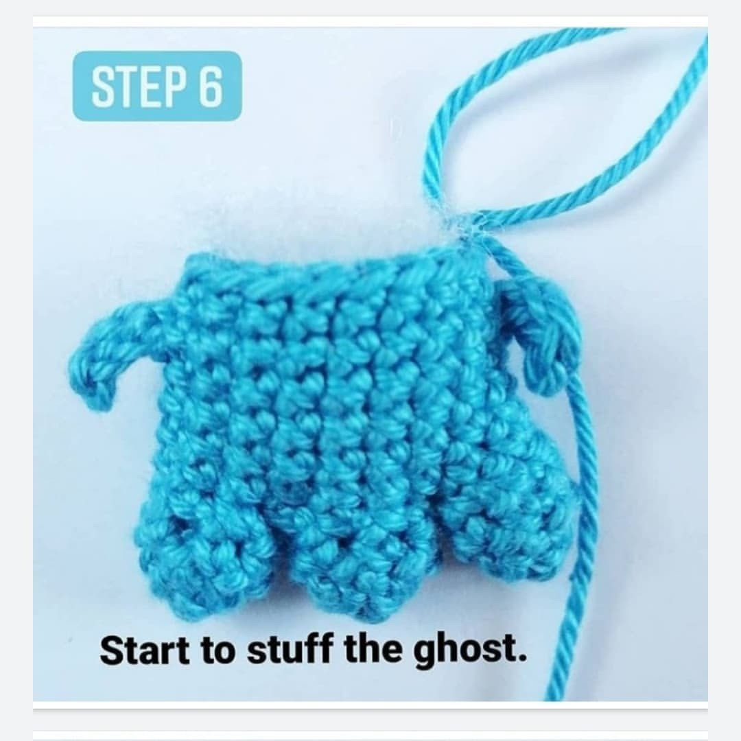 Fun ghost crochet pattern.