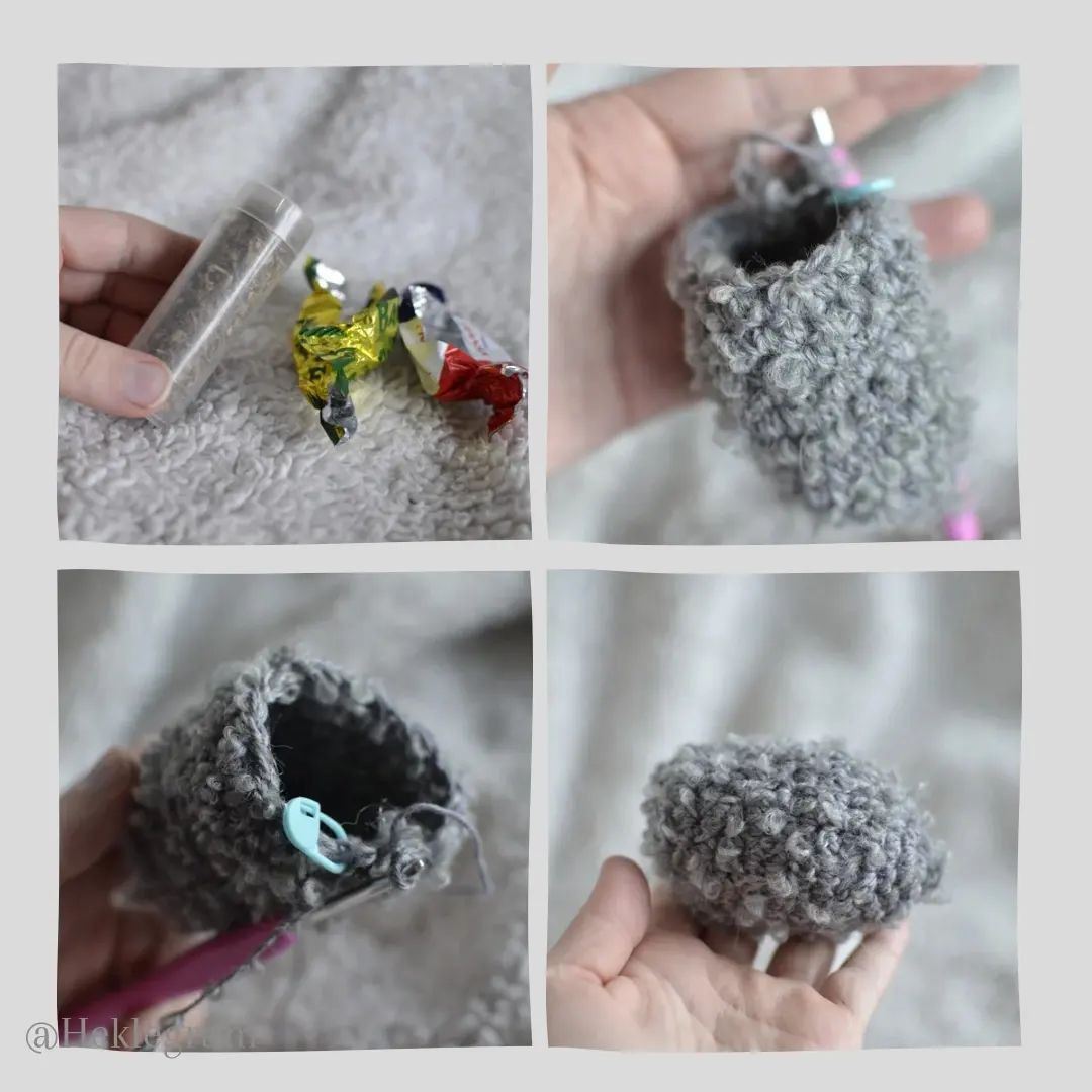 Gray mouse crochet pattern