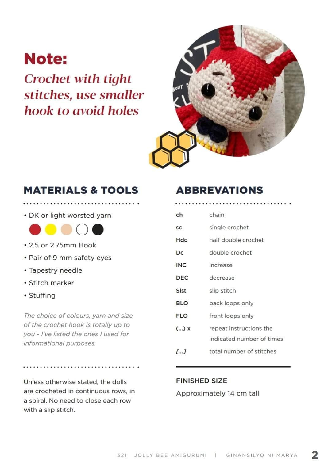 inspired amigurumi pattern