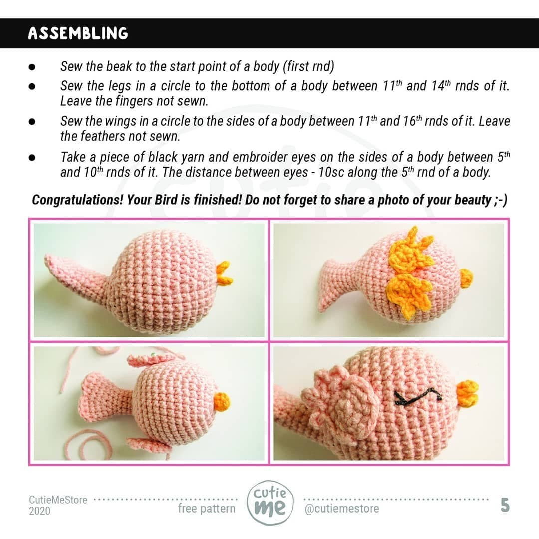 little bird free pattern