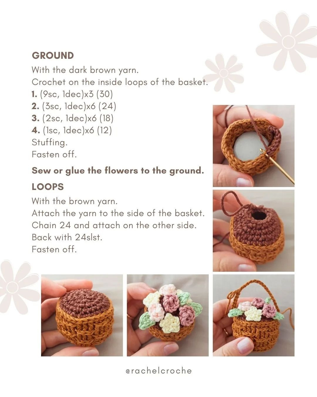 mini flower basket
