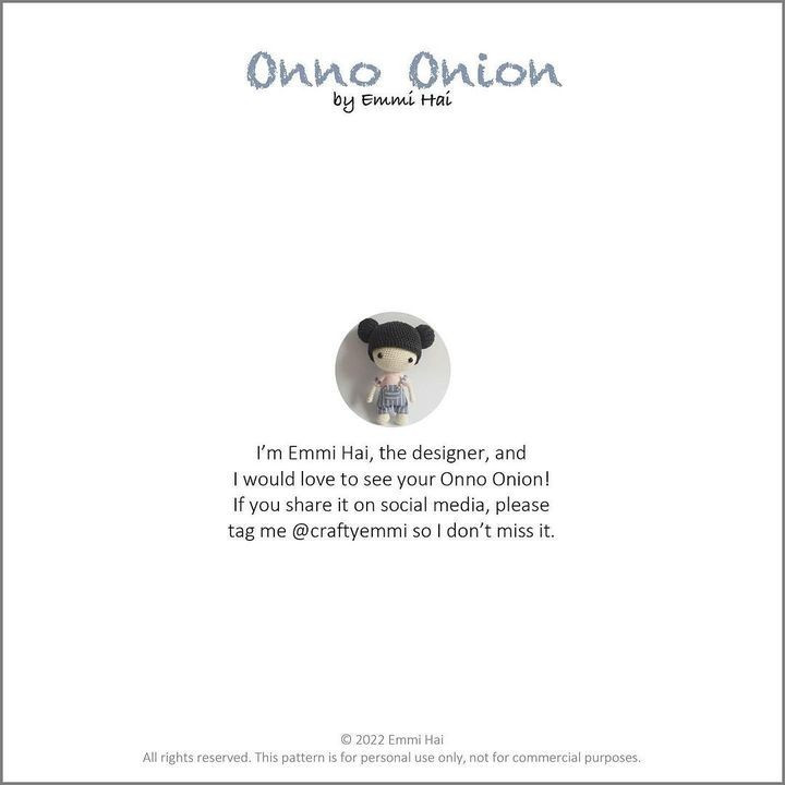 pattern onno onion