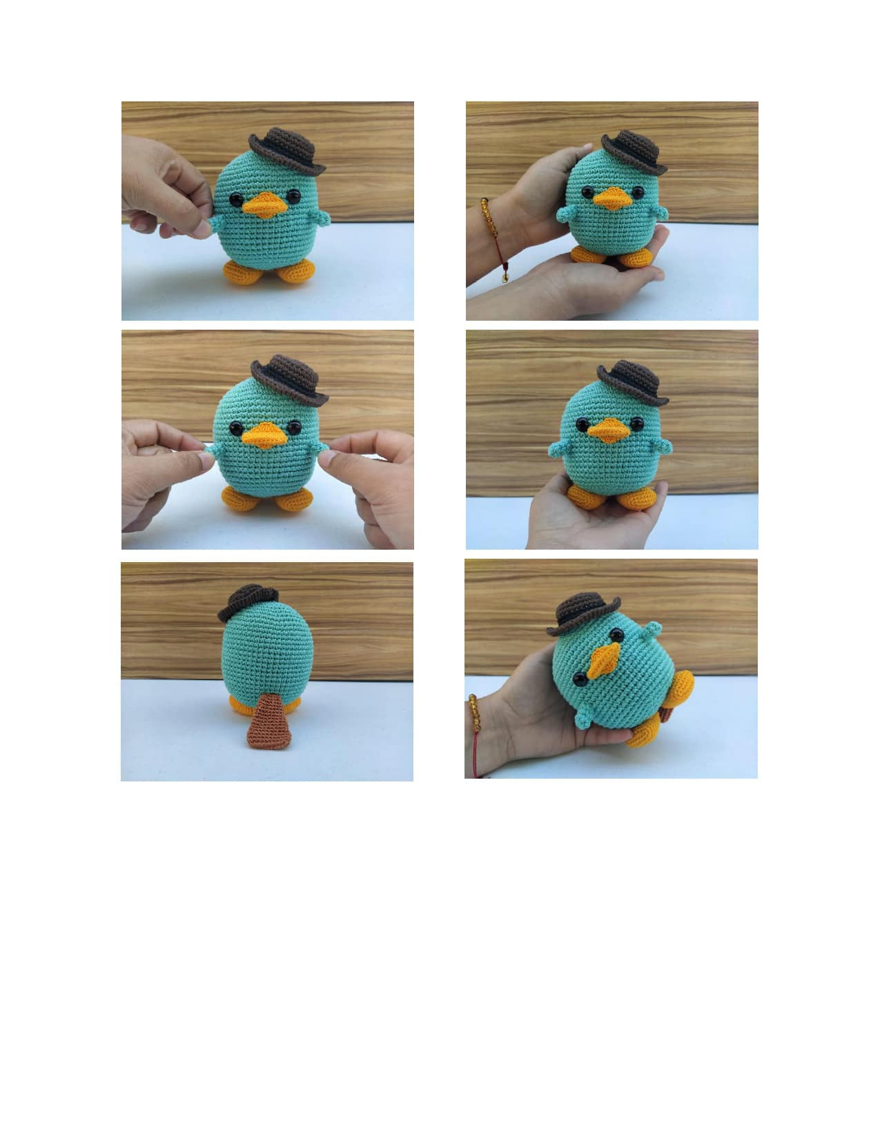 perry the platypus crochet pattern