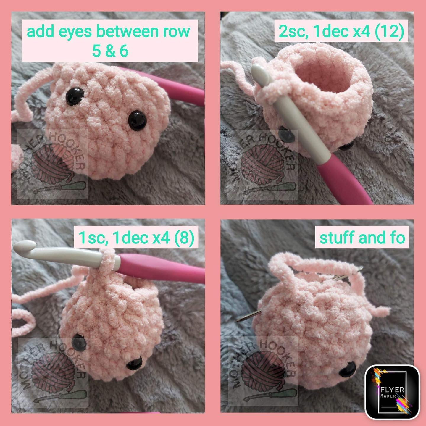 Piggy crochet pattern
