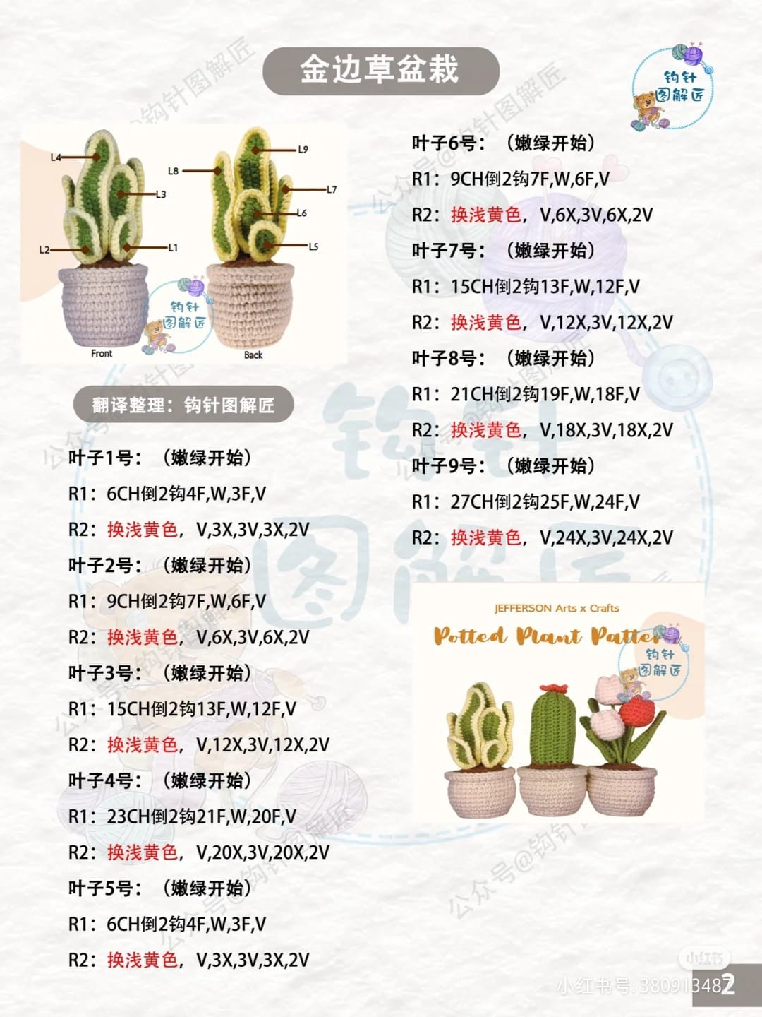 potted plant pattern