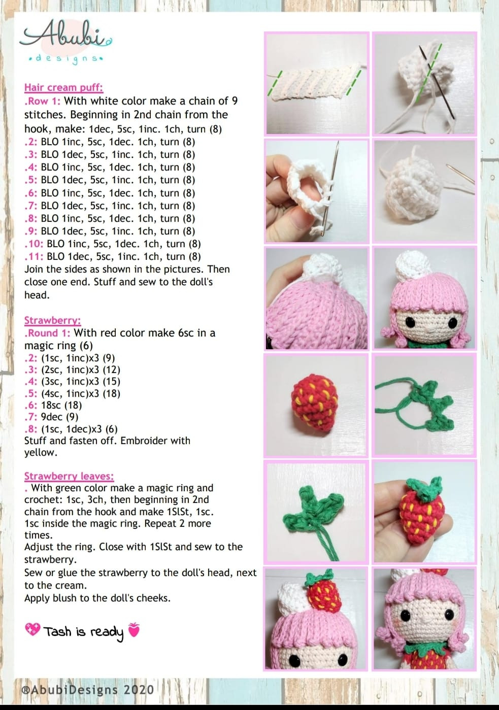 Tash crochet pattern