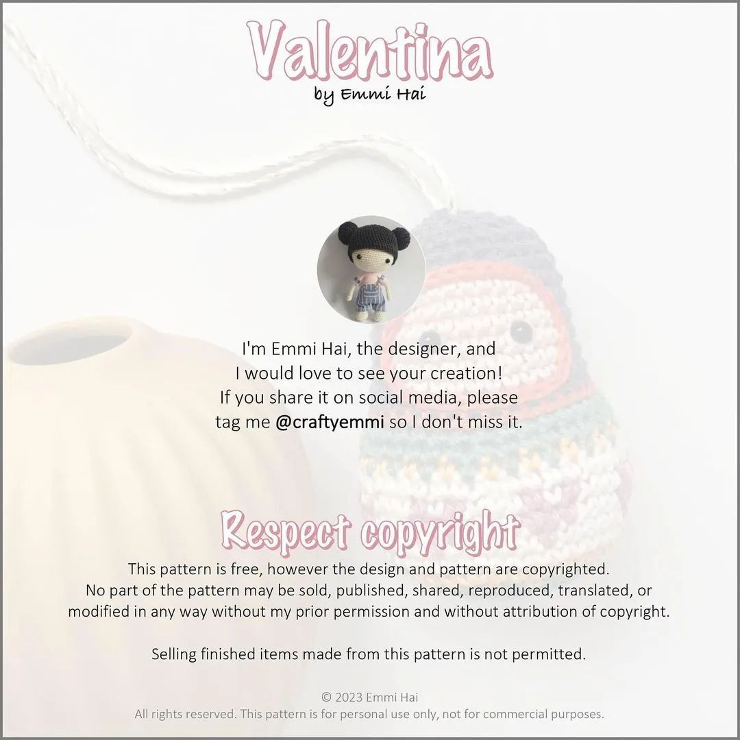 valentina crochet pattern