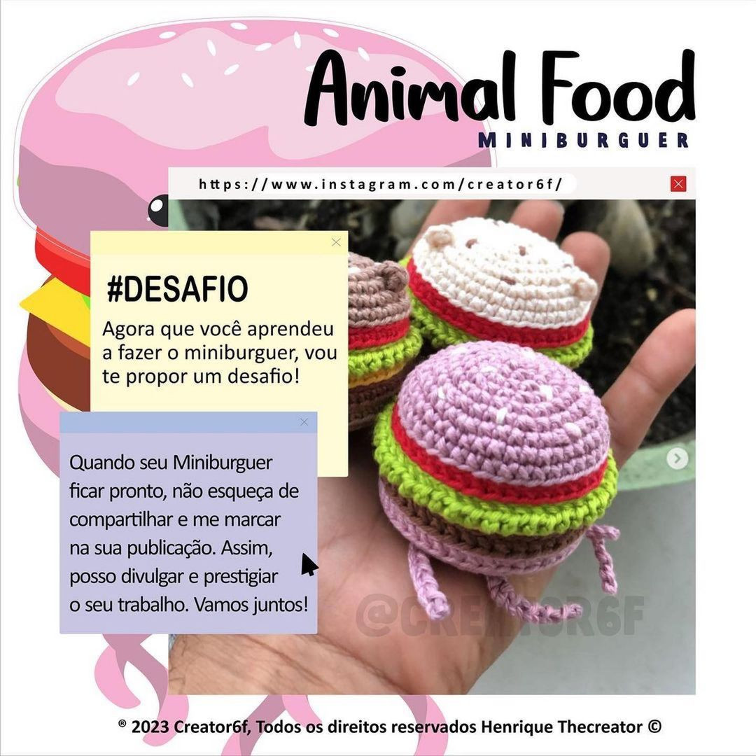animal food mini burger