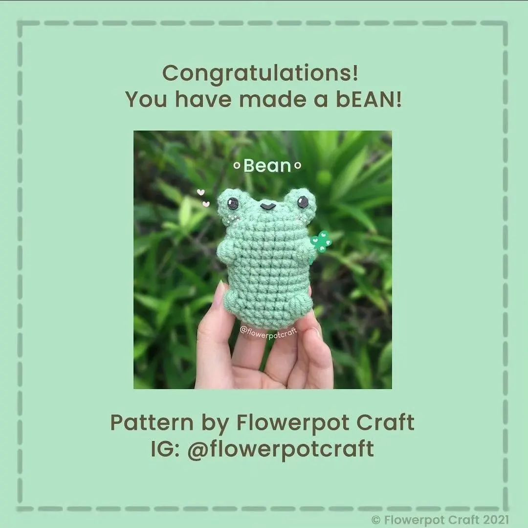 bean crochet pattern