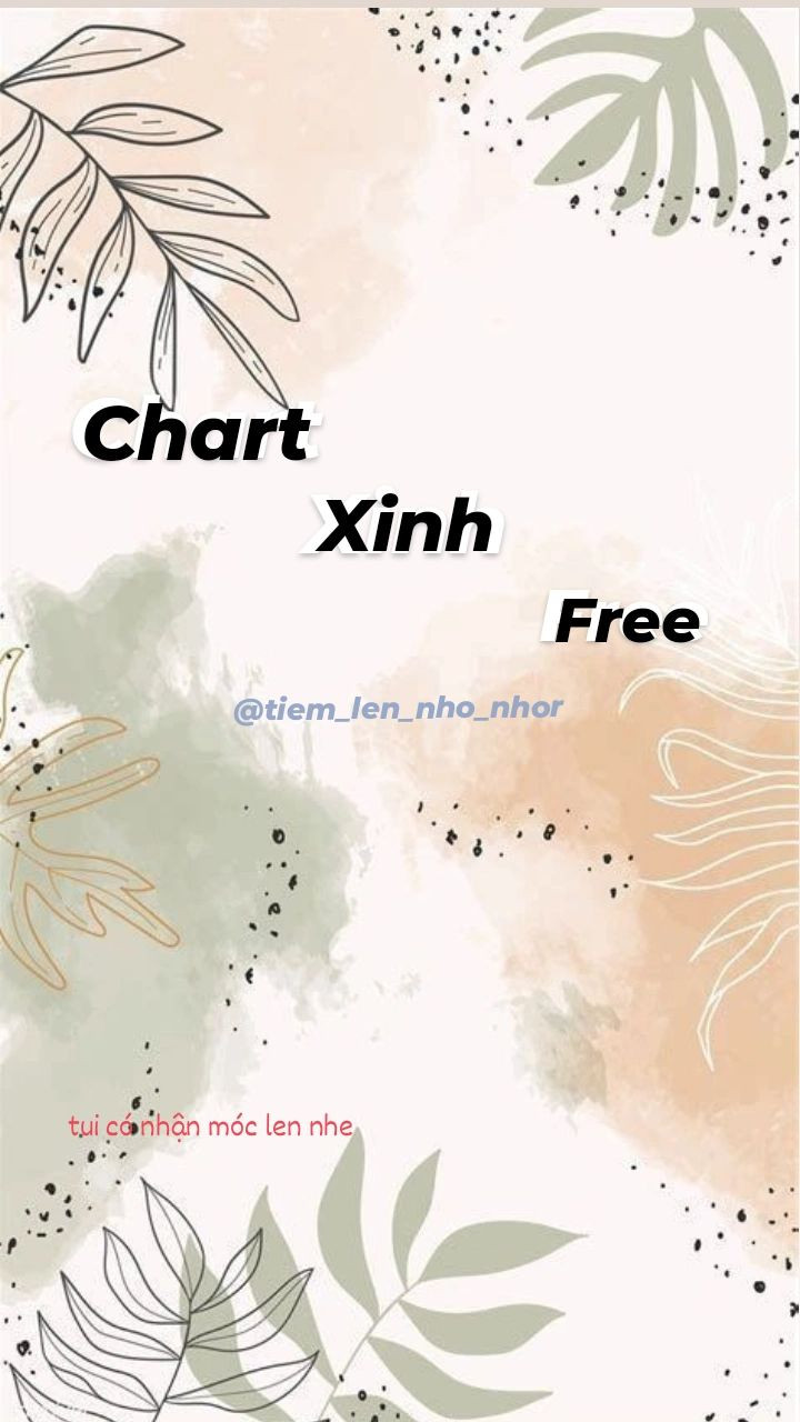 Bộ sưu tập bốn chart đáng yêu, Chart móc đầu heo, chart dịch bé gấu cute, chart móc kem ốc quế, bé chuột, we bare bears