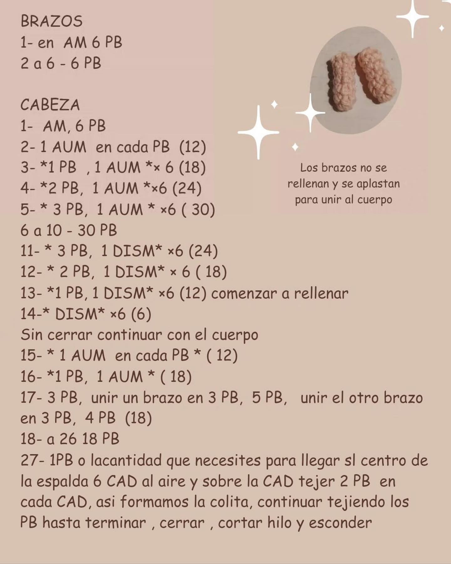 cerdito titere de dedo crochet pattern