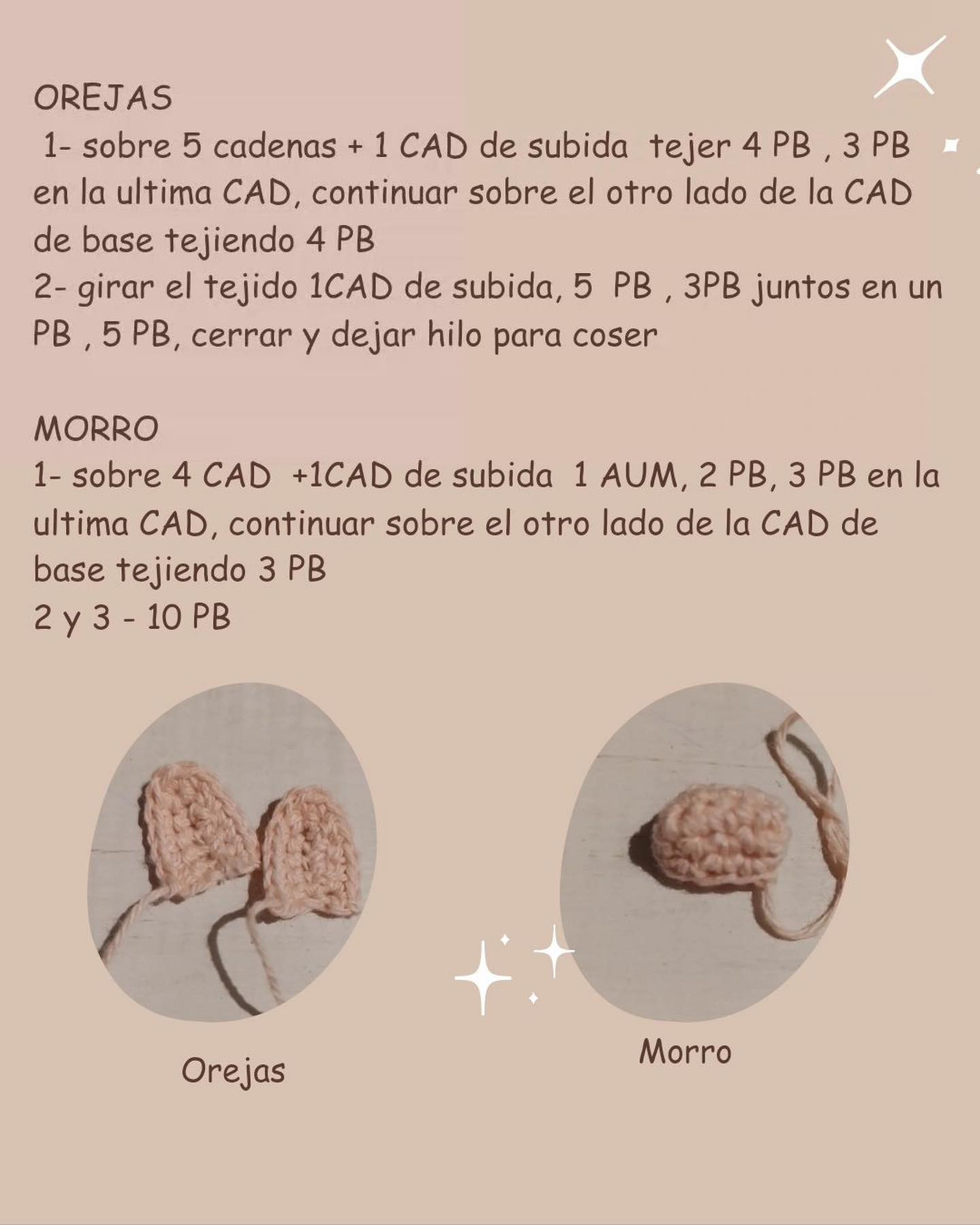 cerdito titere de dedo crochet pattern