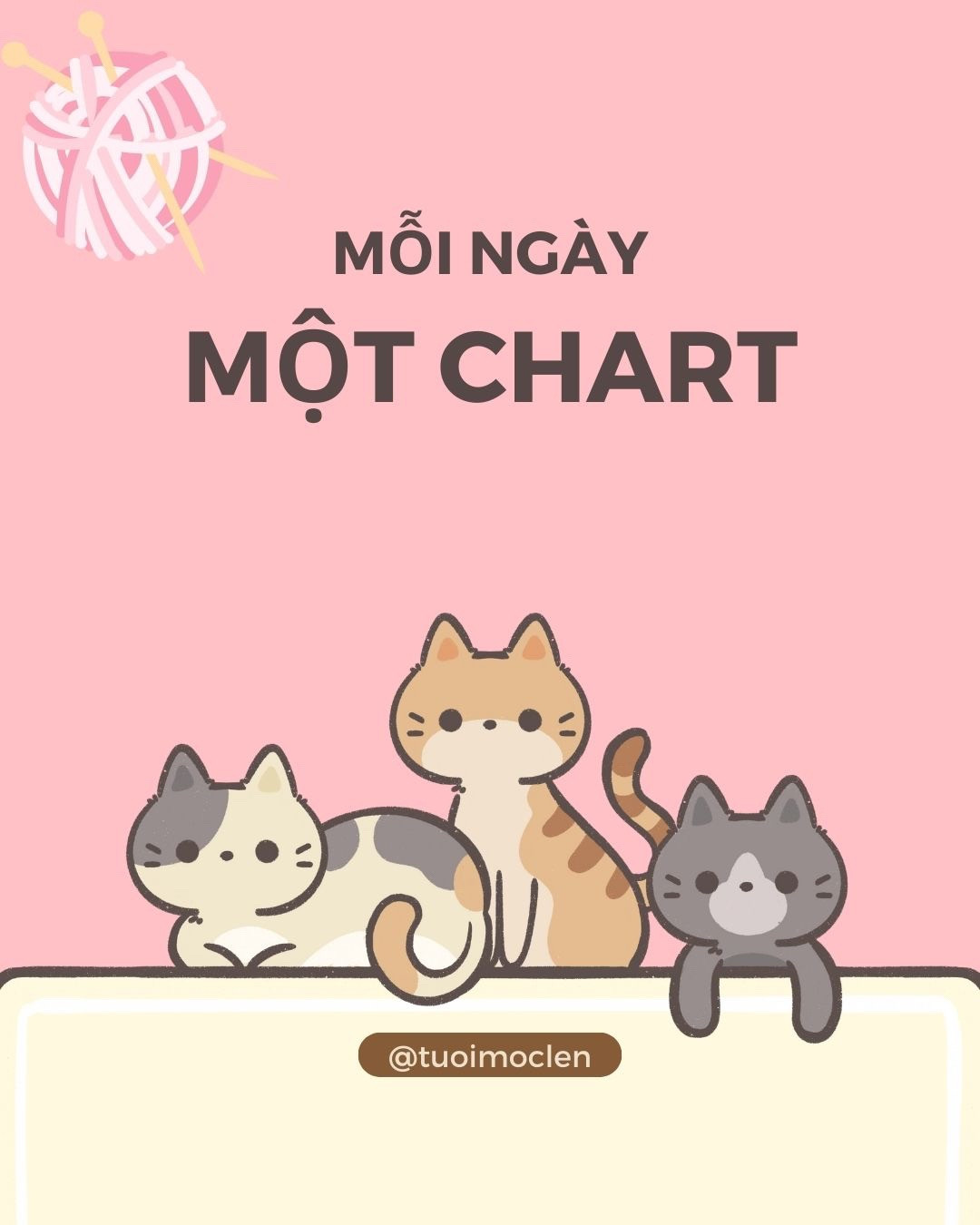 Chart móc mochi hoa bảy màu.