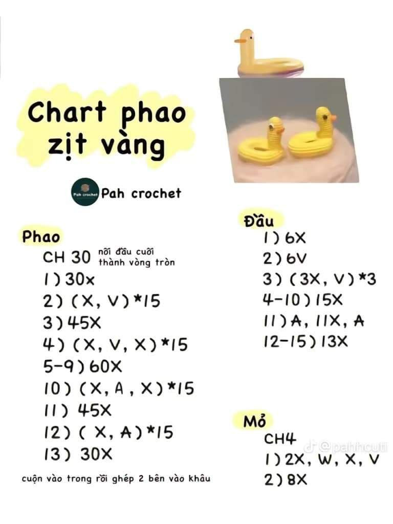 chart phao zịt vàng