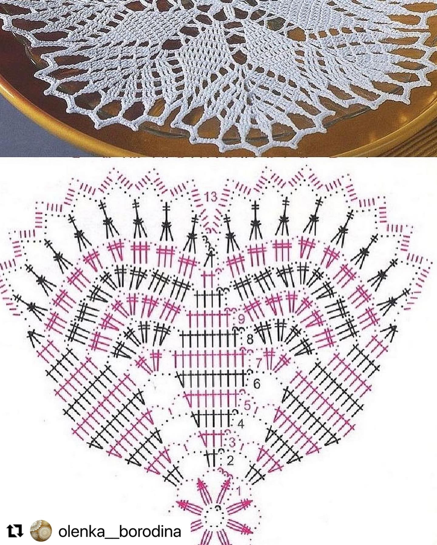 circle with 3 concentric circles free crochet pattern